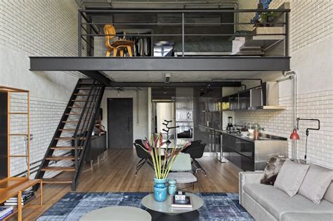 Industrial Loft With An Open Plan And A Cool Chromatic Palette