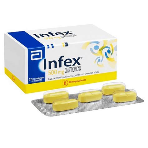 Infex Claritromicina 500 mg 20 Comprimidos | Farmacias ...