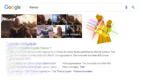 Infinity Whoa: Watch Thanos wipe out half your Google ...