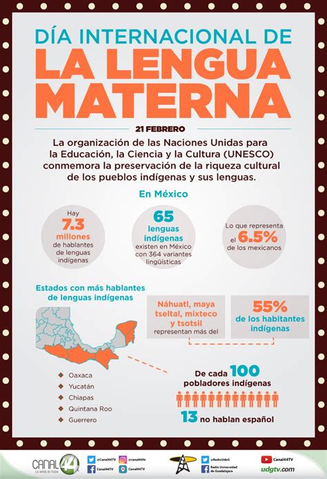 Infografía | Día Internacional de la lengua materna   UDG TV