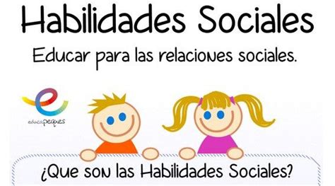 Infografía: Habilidades sociales en los niños | Escuela de ...