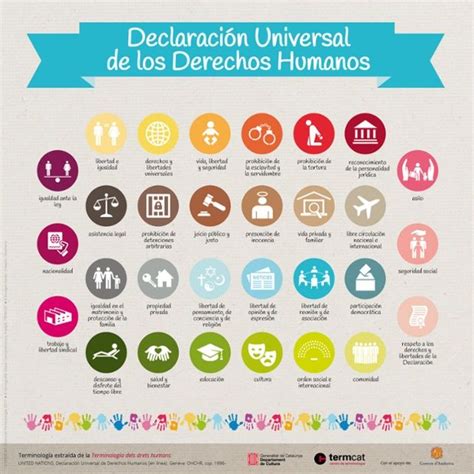 Infografia sobre los trenta artículos de la Declaración ...