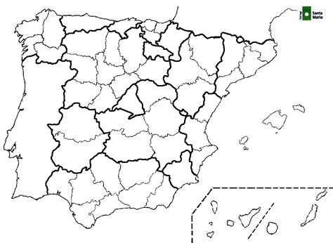 Información e Imágenes con Mapas de España Político y Físico