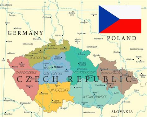 Información geográfica y Mapas de la República Checa