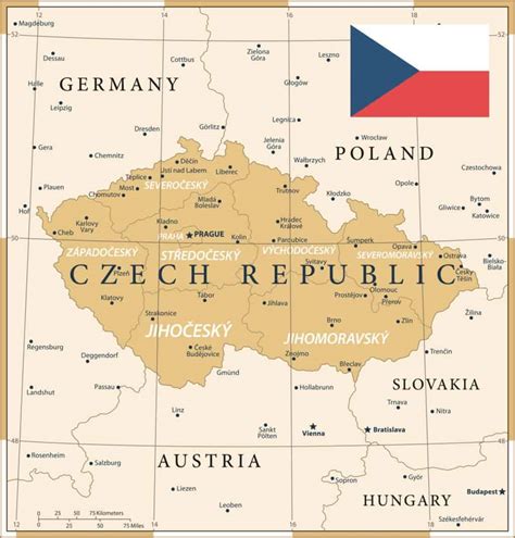 Información geográfica y Mapas de la República Checa