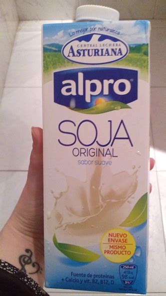 Información Nutricional de Leche de soja Alpro | Bebidas ...