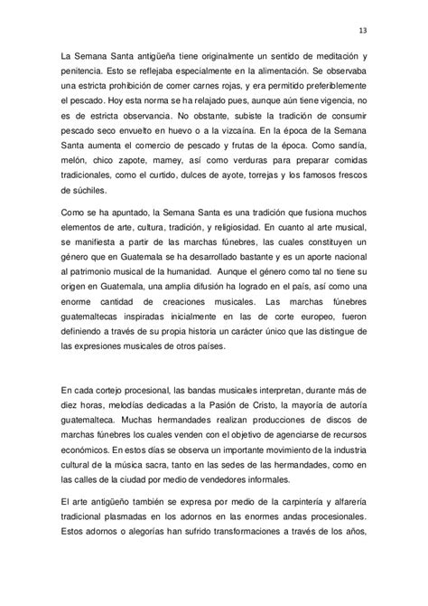 Informe Escrito de la Semana Santa en Antigua Guatemala 2014