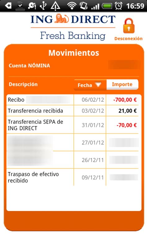 ING Direct España para Android   Descargar