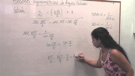 Ingreso   Funciones Trigonometricas con Angulos Notables ...