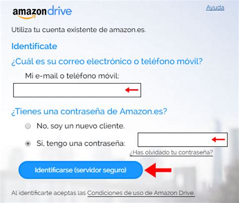 Iniciar sesión en Amazon Drive: cómo crear cuenta gratis en la nube ...