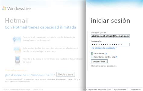 Iniciar Sesión Hotmail | 10Puntos.com