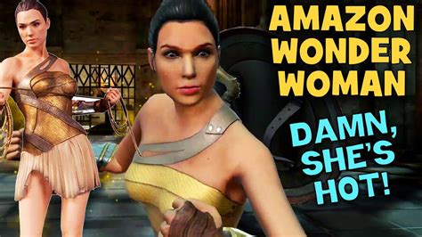 Injustice 2 Mobile. Amazon Wonder Woman Gameplay + Review ...