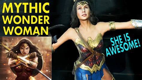 Injustice 2 Mobile. Mythic Wonder Woman GAMEPLAY + Review ...