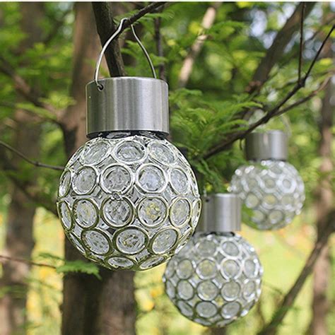 Innovative Solar Ball Hanging LED Lamp Outdoor Color ...