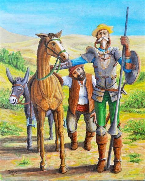 Inspirasjon i olje, blekk og ord: Don Quijote