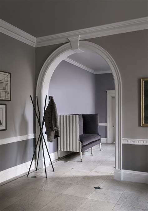 Inspiration | Grey paint living room, Grey hallway, Paint and paper library
