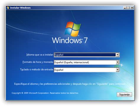 Instalar Windows 7. Manual de instalación del sistema ...