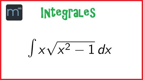 Integrales inmediatas, integral con raíz de un polinomio ...