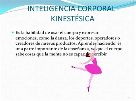 Inteligencia kinestesica