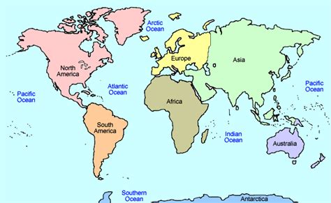 Interactive Continents for Kids – Click and Learn about ...