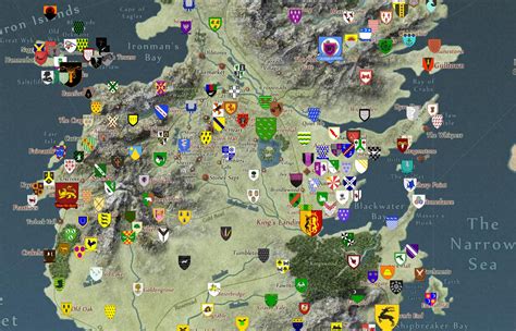 Interactive map of Game of Thrones / Boing Boing