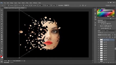 Interesting Face manipulation Photoshop tutorial