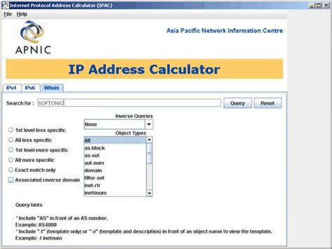 Internet Protocol Address Calculator   Download