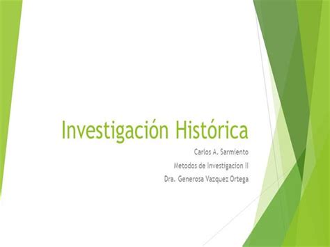 Investigacion Historica |authorSTREAM