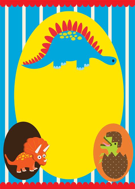 Invitaciones para Fiesta de Dinosaurios Bebés para Imprimir Gratis ...