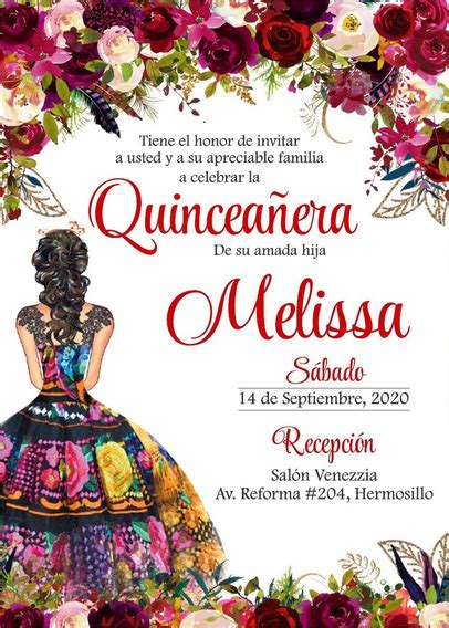 Invitaciones Xv Originales Mexicanas | MercadoLibre.com.mx