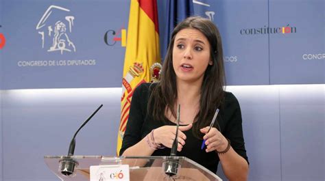 Irene Montero apoya rebajar el sueldo a los políticos:  En Podemos ...