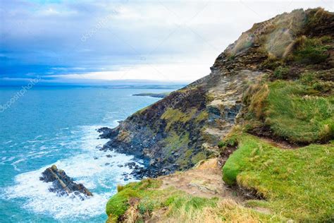 Irish landscape. coastline atlantic coast County Cork ...
