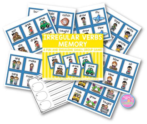 Irregular Verbs Memory Game by Teaching With Love and Laughter ...
