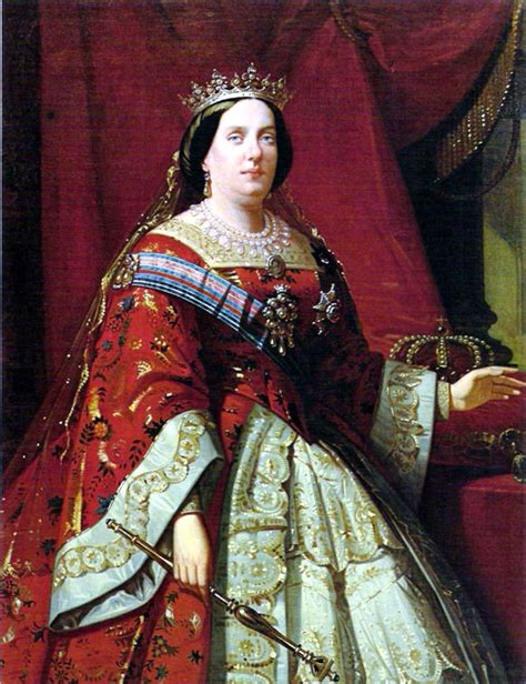 Isabel II wearing a red court dress | Grand Ladies | gogm