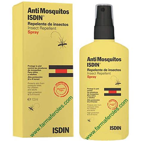 ISDIN Antimosquitos 20% Spray Repelente de Insectos 100ml ...