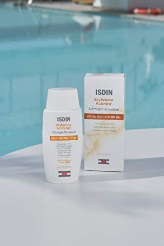ISDIN Eryfotona Actinica Zinc Oxide and 100 Mineral Sunscreen SPF 50 34 ...