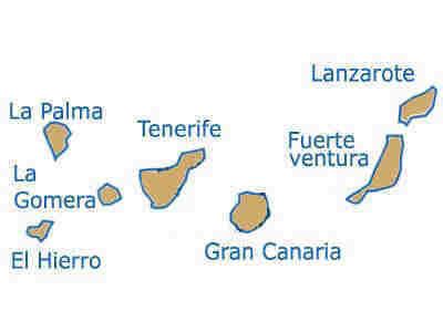 Islands Canaries Towns of Spain