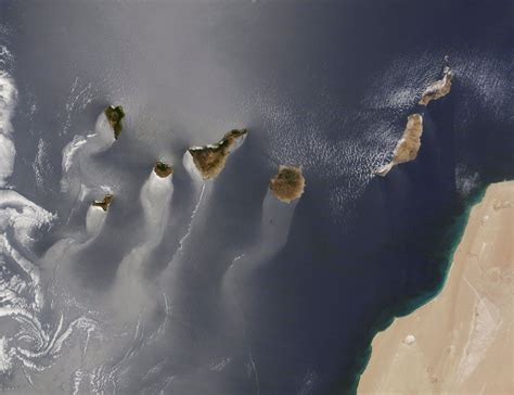 Islas Canarias desde el espacio Foto NASA | Fotos de la tierra ...