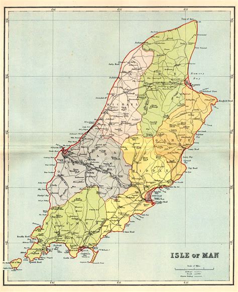 Isle of Man Map   Isle of Man • mappery