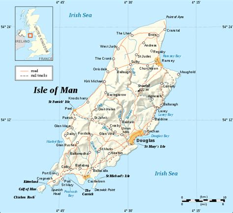 isle of Man Map