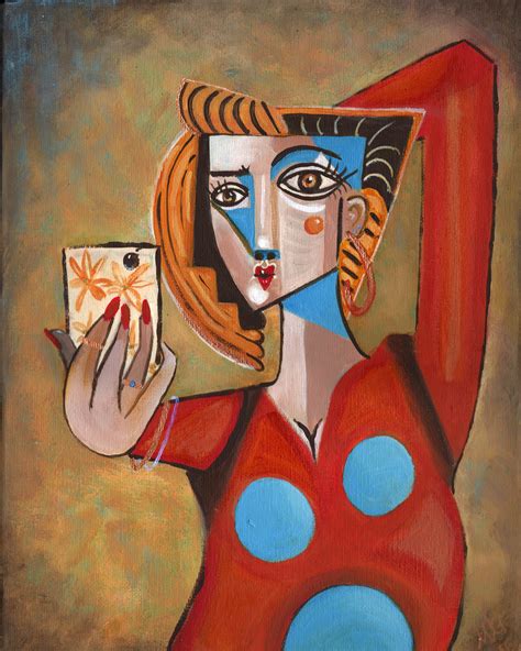 I’m Adorable Selfie Picasso Inspired Cubist Fine Art Print ...