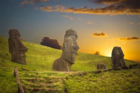 Isola di Pasqua: Le sue statue iconiche Moai stanno ...