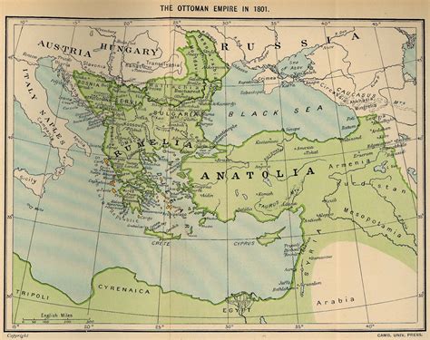 ISRAEL. Ayer y hoy.: MAPA: Imperio otomano en 1801.