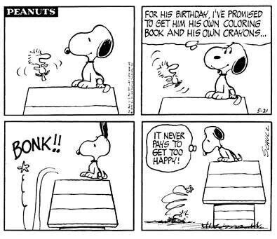 It s Charles Schultz birthday! Thank you for Snoopy...we ...