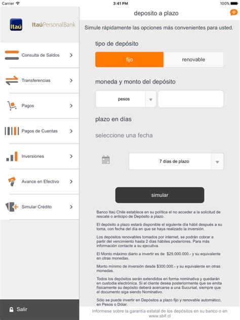 Itaú Personal Bank para iPad by Banco Itaú Chile