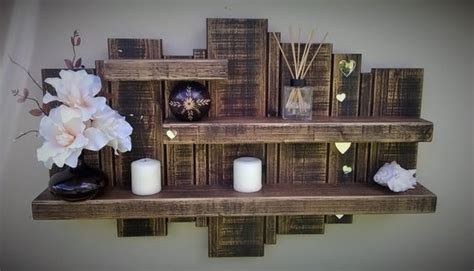 Items similar to Floating shelf sculpture wall display ...