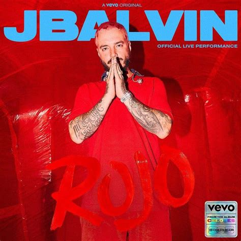 J Balvin – Rojo  Live Performance  Lyrics | Genius Lyrics