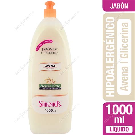 Jabón Líquido Avena Simond s Dermocare 1 L   Clean Queen