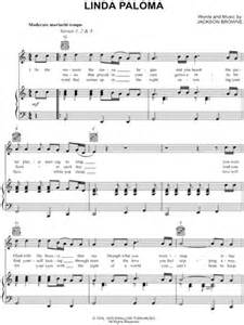 Jackson Browne sheet music to download and print   World ...