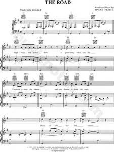 Jackson Browne  The Road  Sheet Music in G Major ...